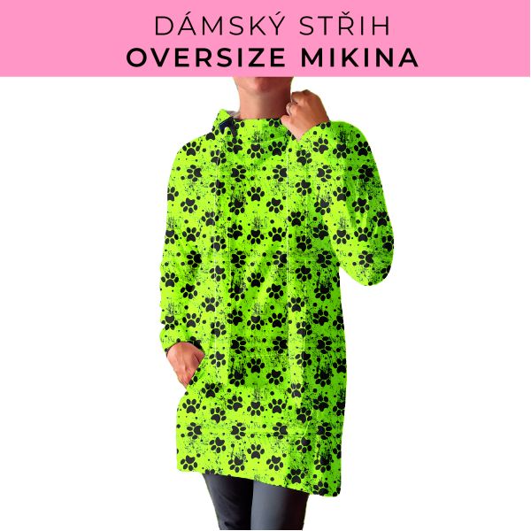 DÁMSKÝ střih - Oversize mikina