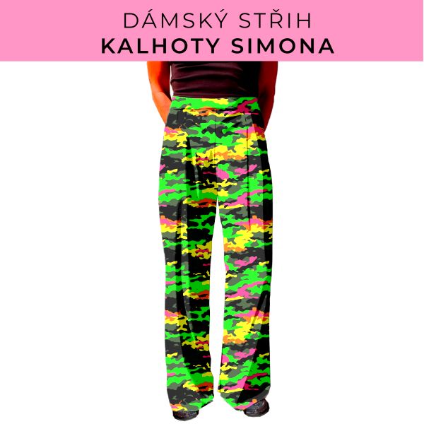 Dámský střih - kalhoty Simona