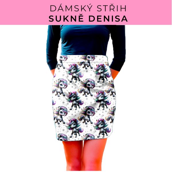 Dámský střih - Dámská sukně Denisa