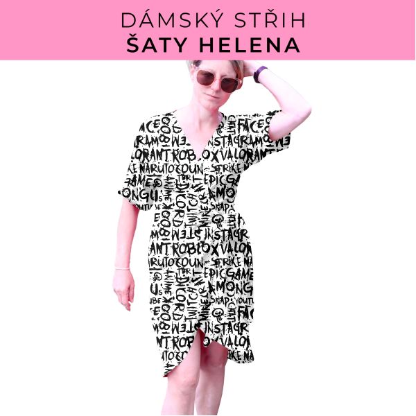 Dámský střih na šaty  Helena