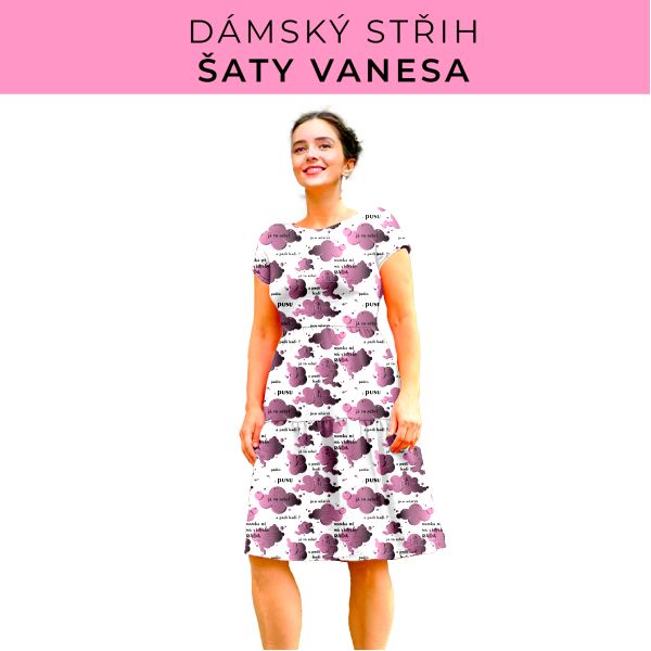 Dámský střih šaty Vanesa