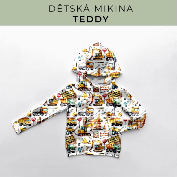 DĚTSKÝ střih - Mikina Teddy