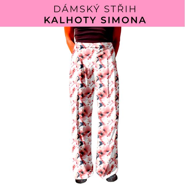 Dámský střih - kalhoty Simona