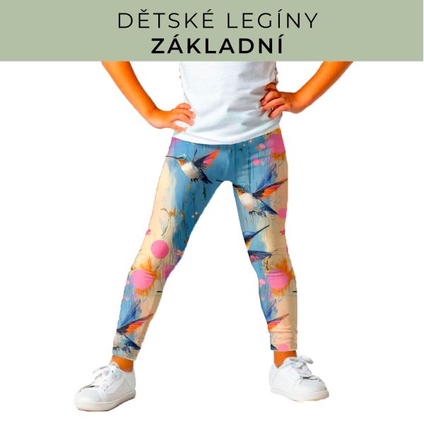 DĚTSKÝ střih - legíny základní