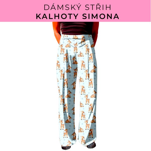 Dámský střih - kalhoty Simona