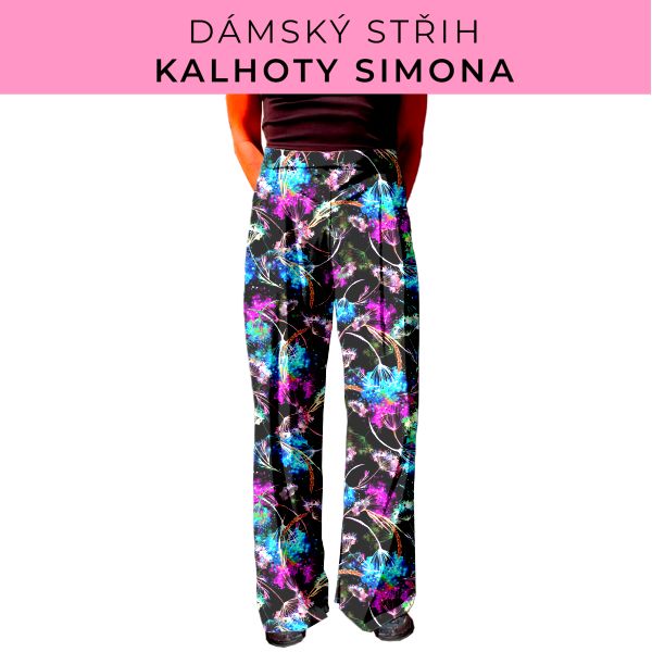 Dámský střih - kalhoty Simona