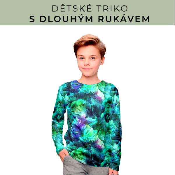 DĚTSKÝ střih - triko dlouhý rukáv
