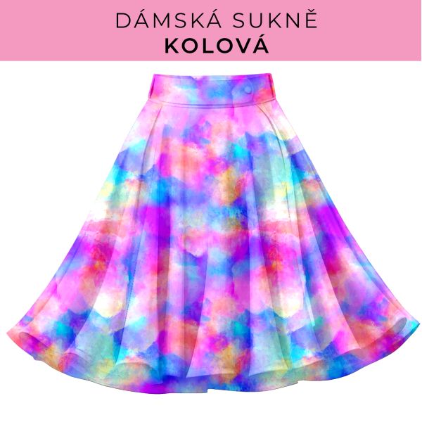 DÁMSKÝ střih - Kolová sukně