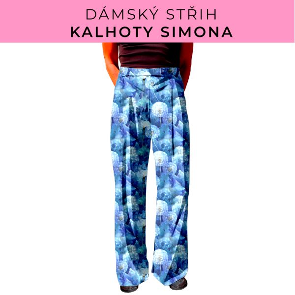 Dámský střih - kalhoty Simona