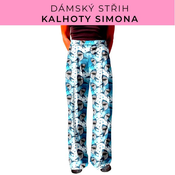 Dámský střih - kalhoty Simona
