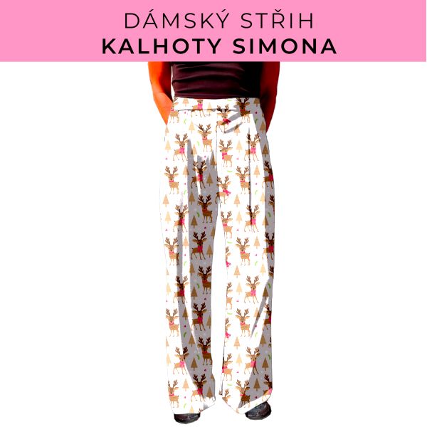 Dámský střih - kalhoty Simona