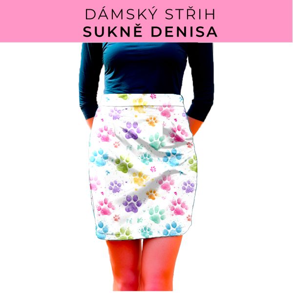 Dámský střih - Dámská sukně Denisa