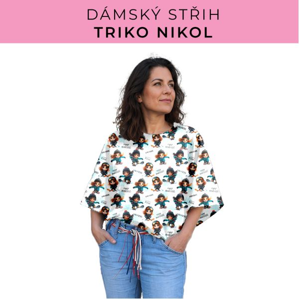 Dámský střih -  triko Nikol