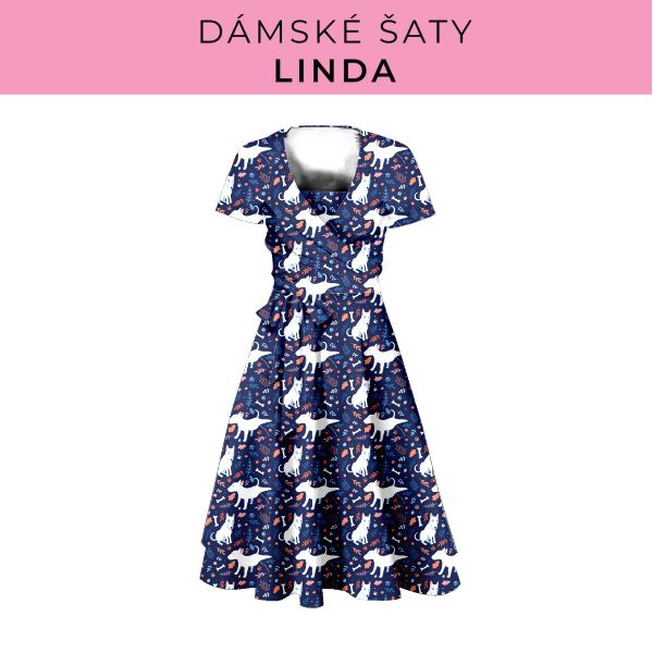DÁMSKÝ střih - šaty Linda