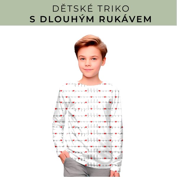 DĚTSKÝ střih - triko dlouhý rukáv