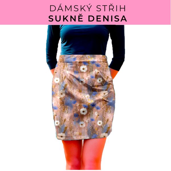 Dámský střih - Dámská sukně Denisa