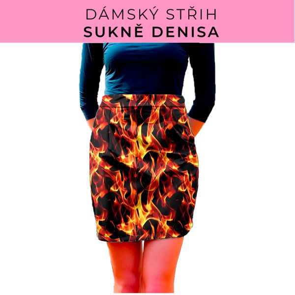 Dámský střih - Dámská sukně Denisa