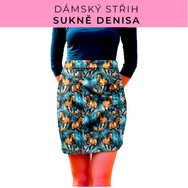 Dámský střih - Dámská sukně Denisa