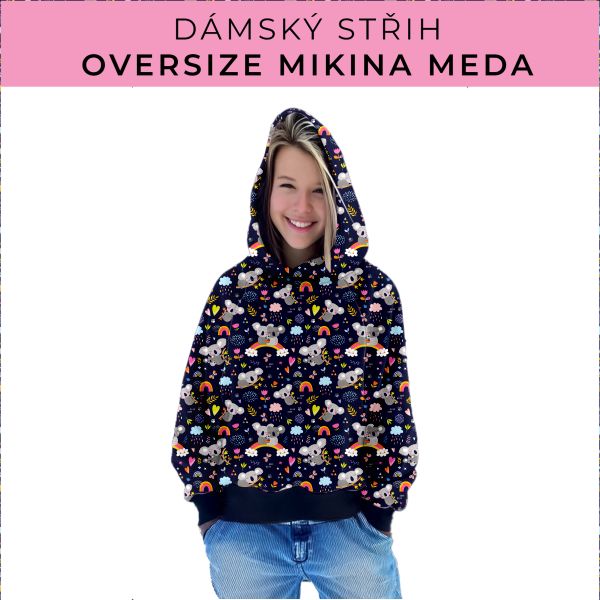 Dámský střih - mikina Meda