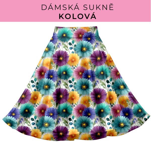 DÁMSKÝ střih - Kolová sukně