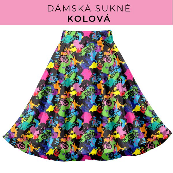 DÁMSKÝ střih - Kolová sukně