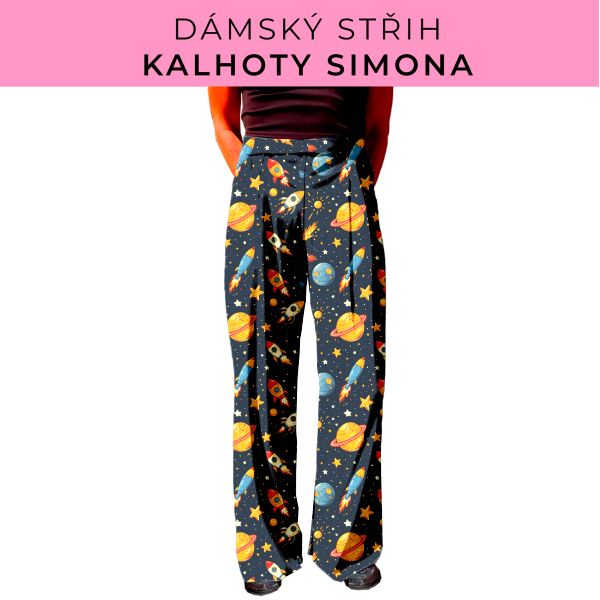 Dámský střih - kalhoty Simona