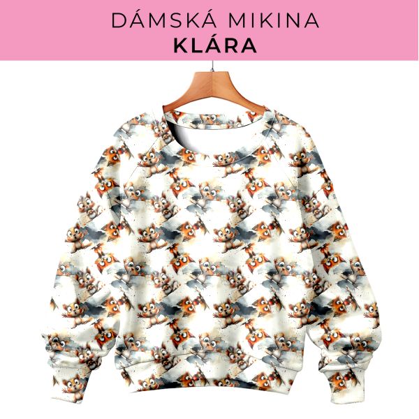 DÁMSKÝ střih - mikina Klára