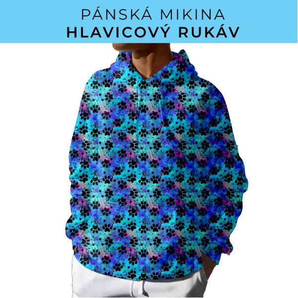 PÁNSKÝ střih - mikina s kapucí