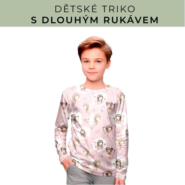 DĚTSKÝ střih - triko dlouhý rukáv