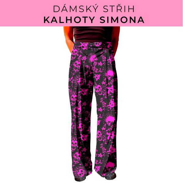 Dámský střih - kalhoty Simona