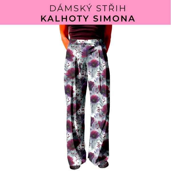 Dámský střih - kalhoty Simona
