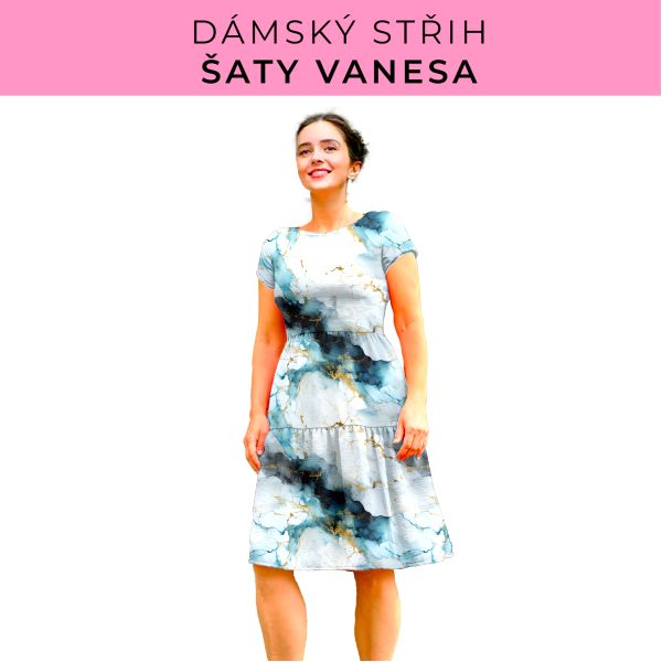 Dámský střih šaty Vanesa