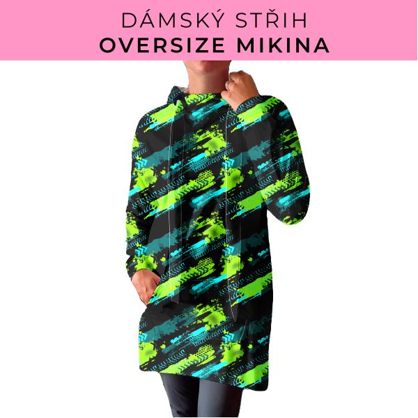 DÁMSKÝ střih - Oversize mikina