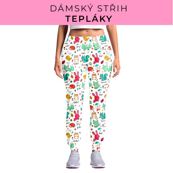 DÁMSKÝ střih - tepláky