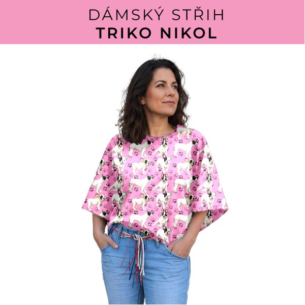 Dámský střih -  triko Nikol