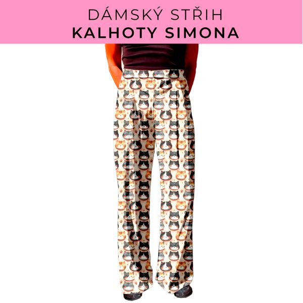 Dámský střih - kalhoty Simona