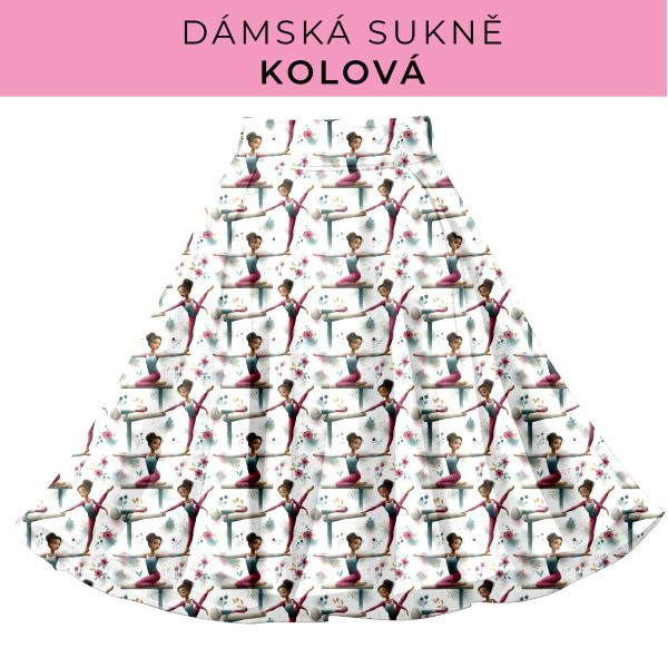 DÁMSKÝ střih - Kolová sukně