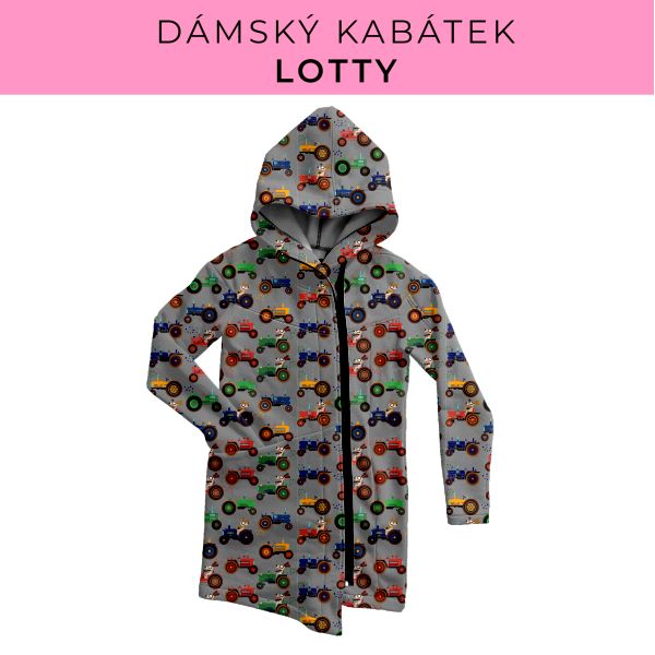 DÁMSKÝ střih - Kabátek Lotty