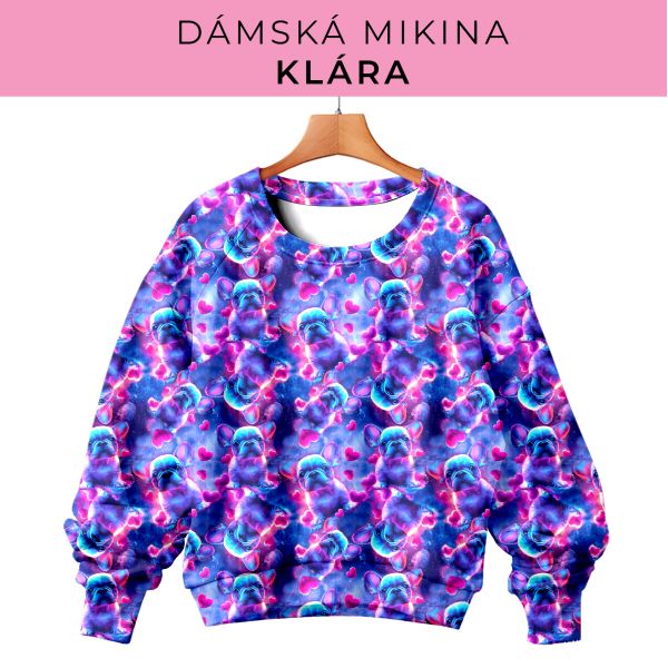 DÁMSKÝ střih - mikina Klára