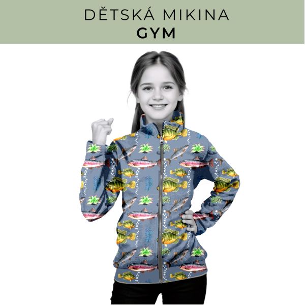 Dětská střih - mikina GYM