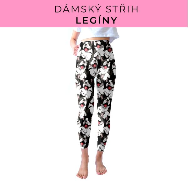 DÁMSKÝ střih - legíny SPORT - SLIM FIT