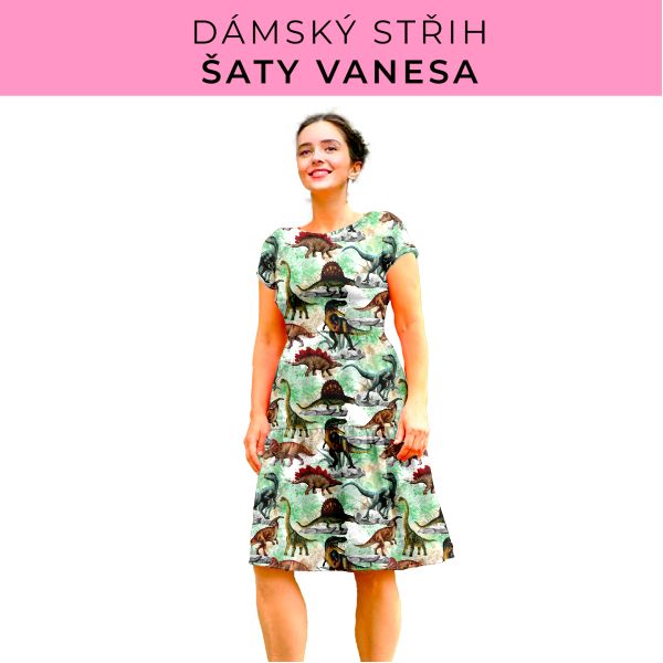 Dámský střih šaty Vanesa