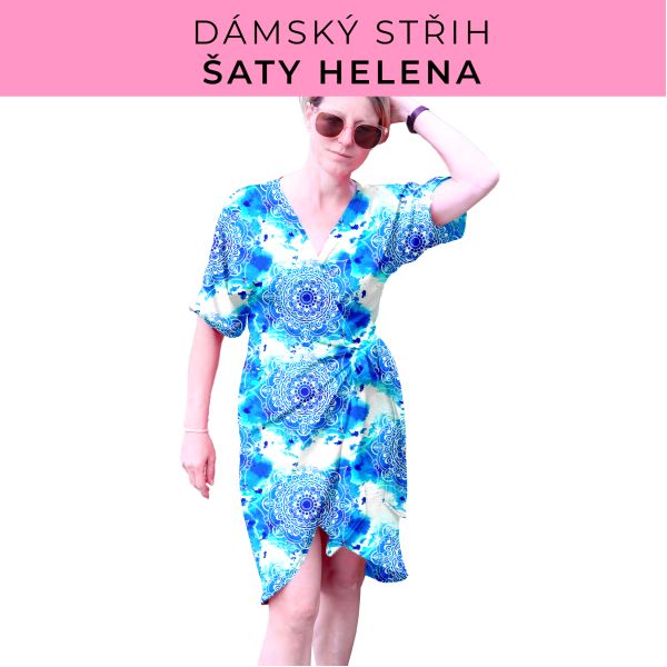 Dámský střih na šaty  Helena