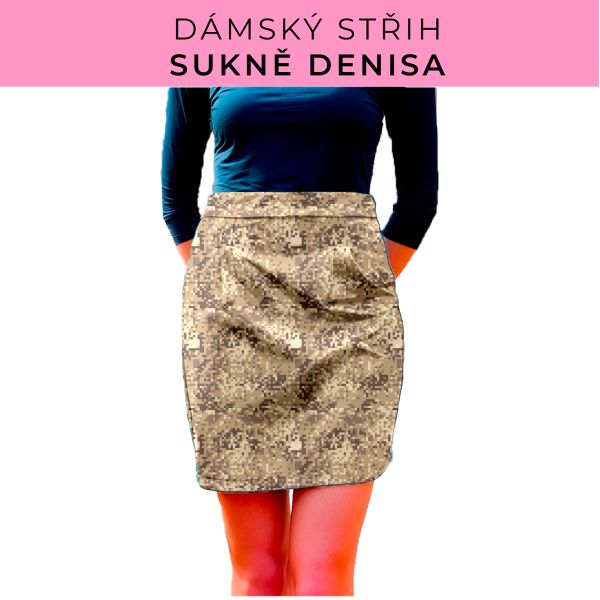 Dámský střih - Dámská sukně Denisa