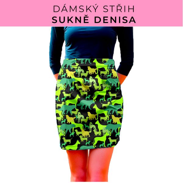 Dámský střih - Dámská sukně Denisa
