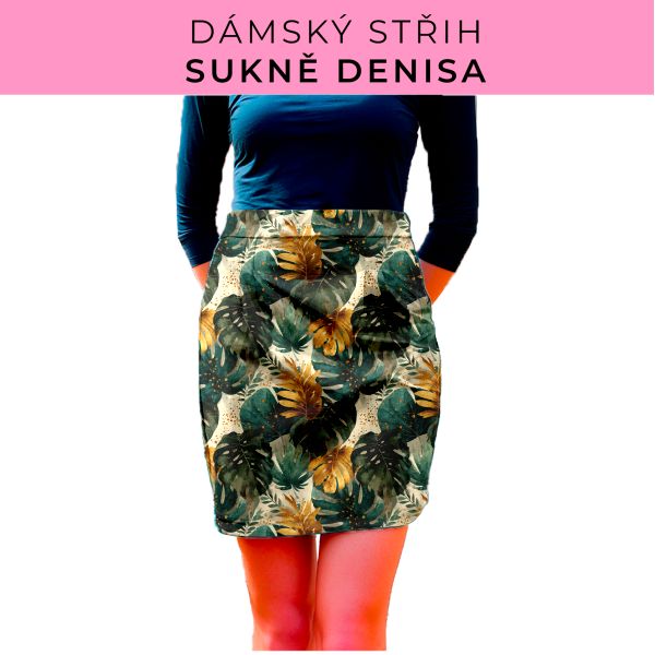 Dámský střih - Dámská sukně Denisa