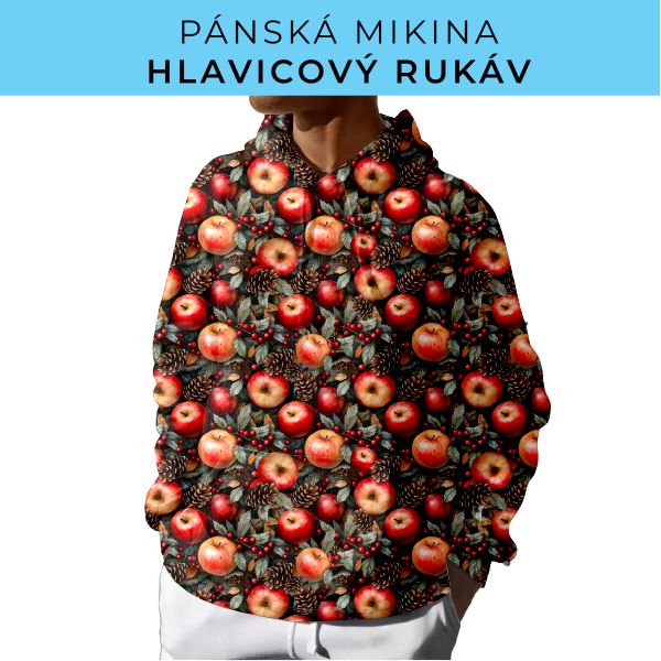 PÁNSKÝ střih - mikina s kapucí