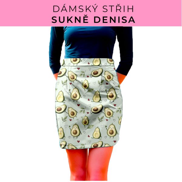 Dámský střih - Dámská sukně Denisa