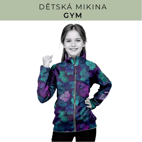 Dětská střih - mikina GYM