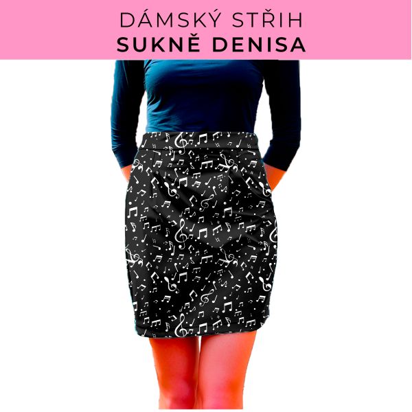Dámský střih - Dámská sukně Denisa